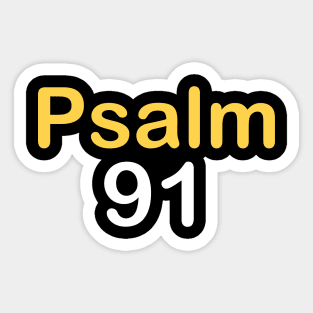 Psalm 91 Sticker